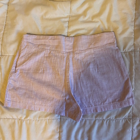 FREE PEOPLE- Plaid lilac cotton SKORT - Picture 5 of 6